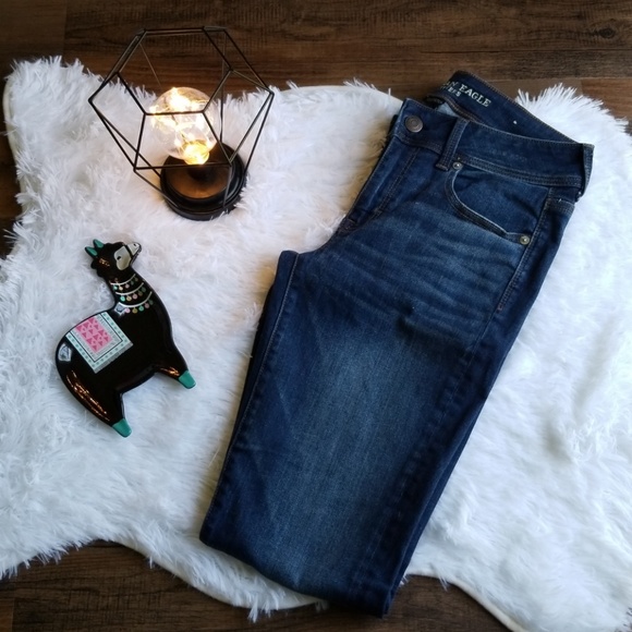 American Eagle Outfitters Denim - · American Eagle Super Stretch Kick Boot 8 Long ·